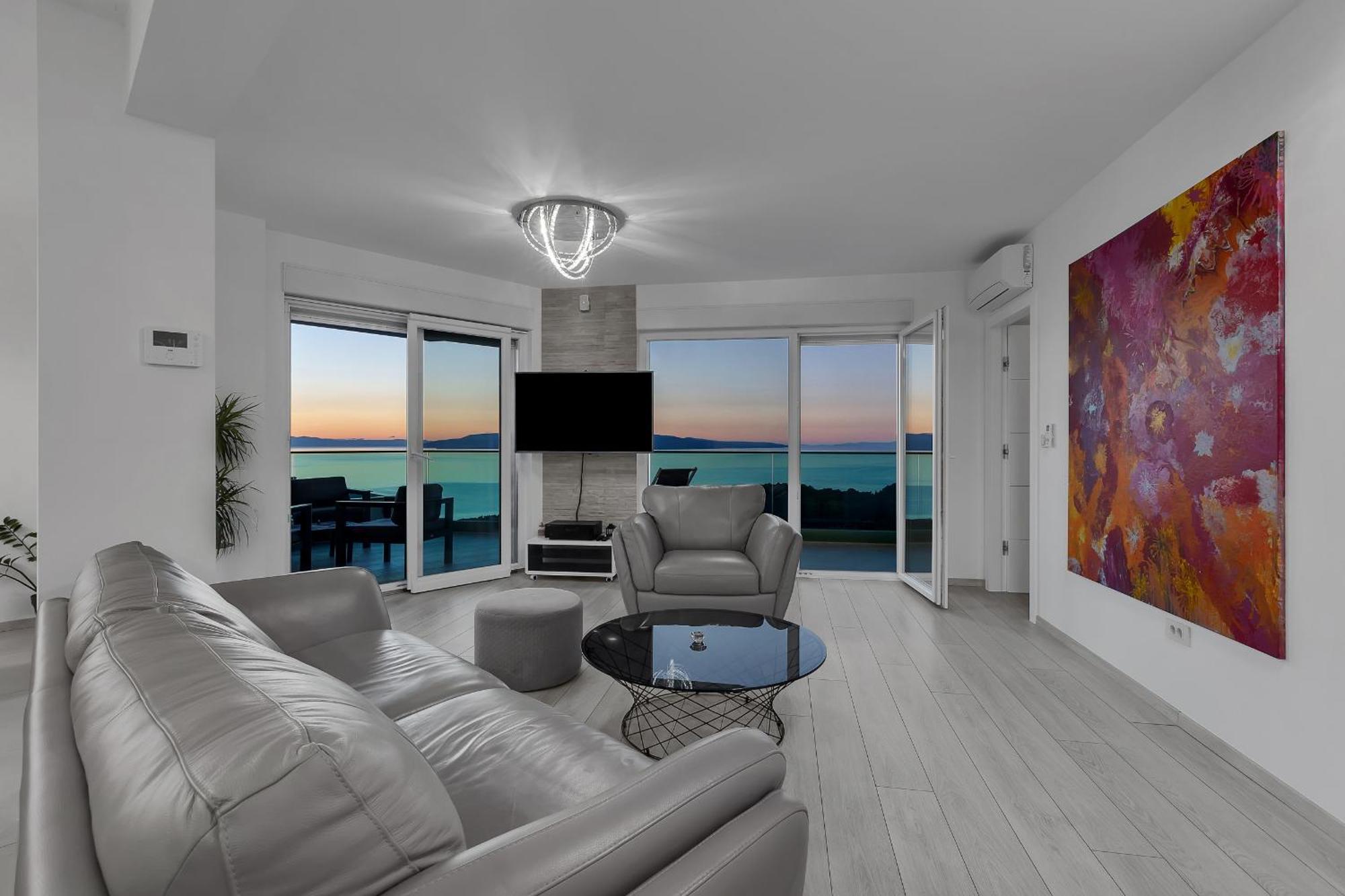 Ferienwohnung Exclusive Penthouse Big Blue With Private Jacuzzi Makarska Exterior foto